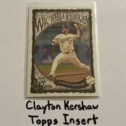 Clayton Kershaw Los Angeles Dodgers All-Star Pitcher Topps Short Print Insert Card. 