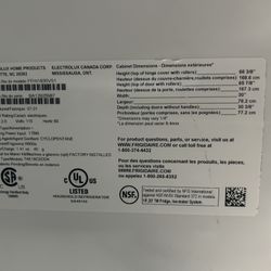 Refrigerator/ Freezer Stainless 