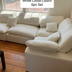 White Cloud Couch Modular Sectional Sofa 