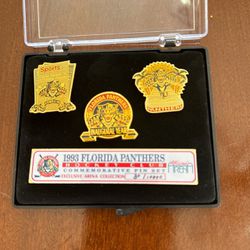 Florida Panthers Commemorative Limited Pin Set