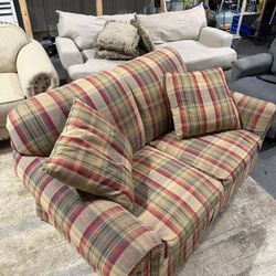 Plaid Couch 