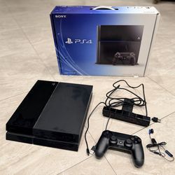 * Excellent Condition PS4 PlayStation 4 500gb cuh-1001a with Camera And Original Box
