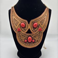 Handcrafted Genuine Leather Necklace