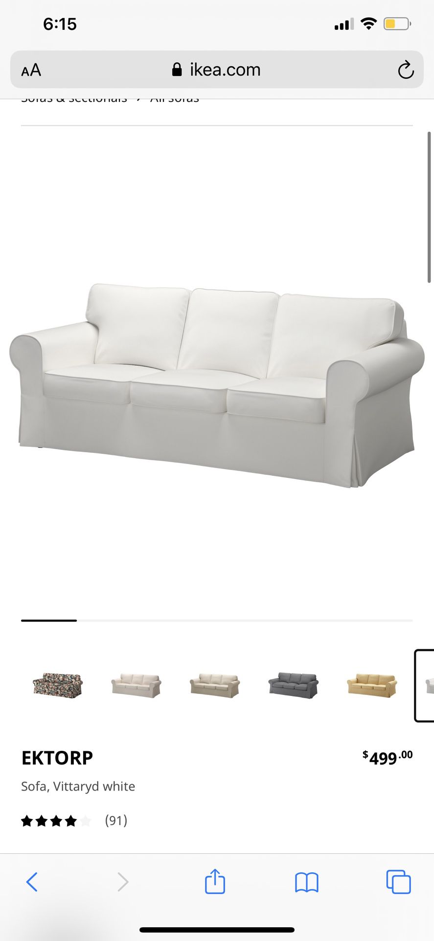 2 Ektorp couches white!