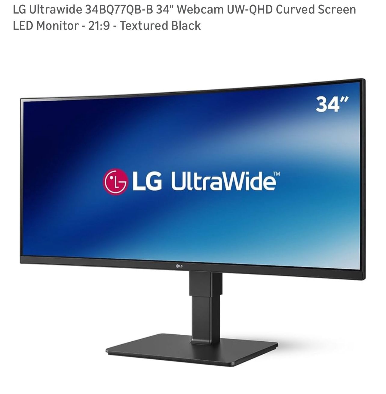LG Curved UltraWide Monitor