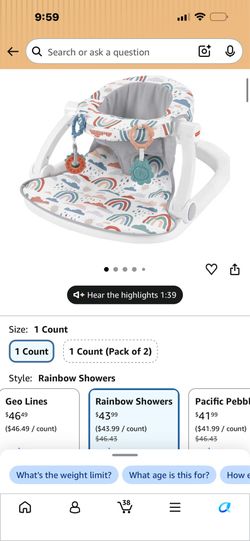 Fisher price Baby sit up chair