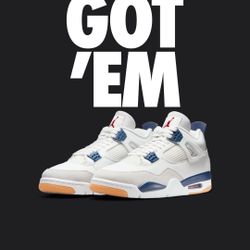 Nike Sb Jordan 4 Midnight navy Dodgers 13 14