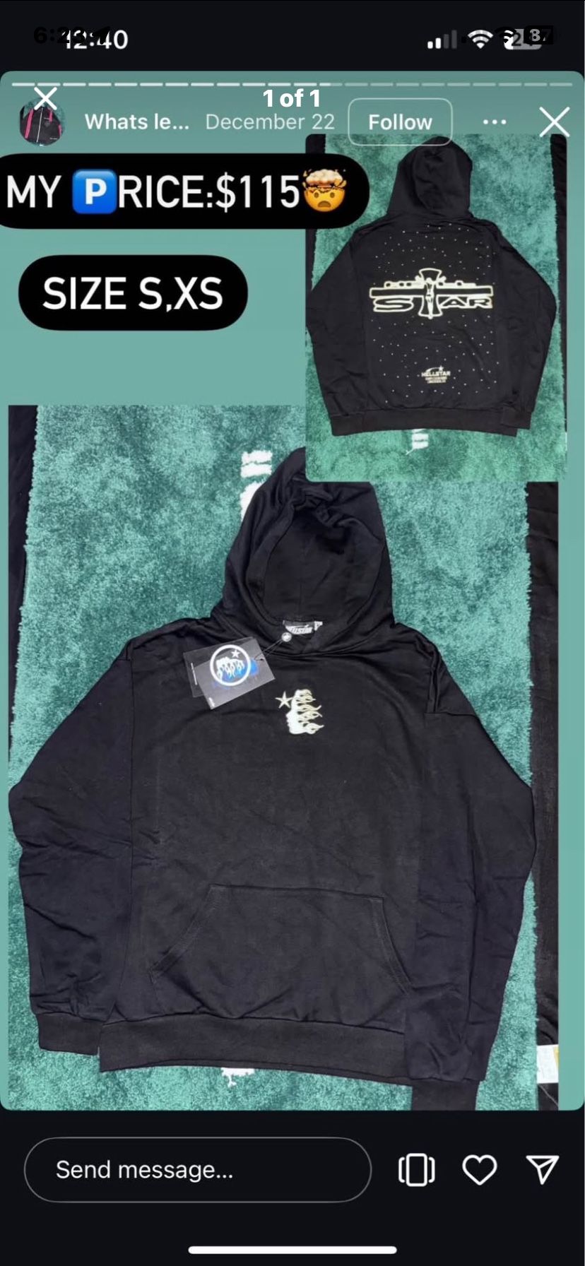Hell star Sports Future Flame Hoodie