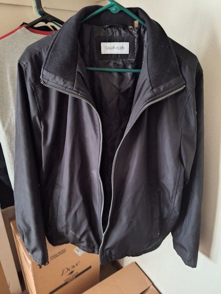 Calvin Klein zip up jacket with double pockets