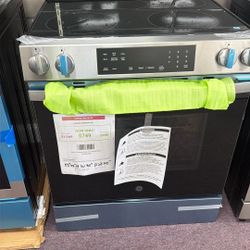 Stove Electric Slide In New 1 Year Warranty 