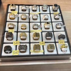 Stainless Steel Gold And Silver Rings Men’s And Women’s All Sizes 