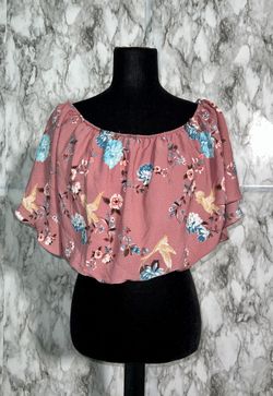 Miley + Molly Floral Women’s Crop Top