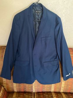 INC Men's Navy Blue Blazer Size Large