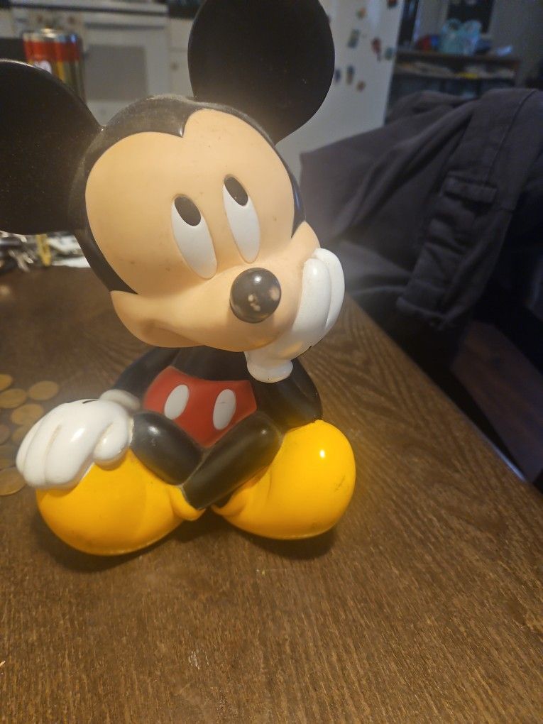 Vintage MICKEY MOUSE PIGGY BANK