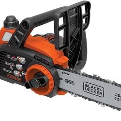 BLACK+DECKER 20V Max Cordless Chainsaw, 10-Inch, Tool Only (LCS1020B)