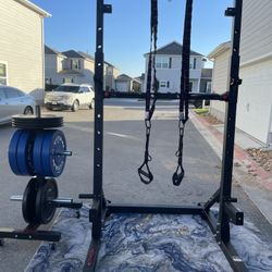 Home Gym - Rack with Weights