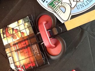 Backyard slider and veggie BBQ basket