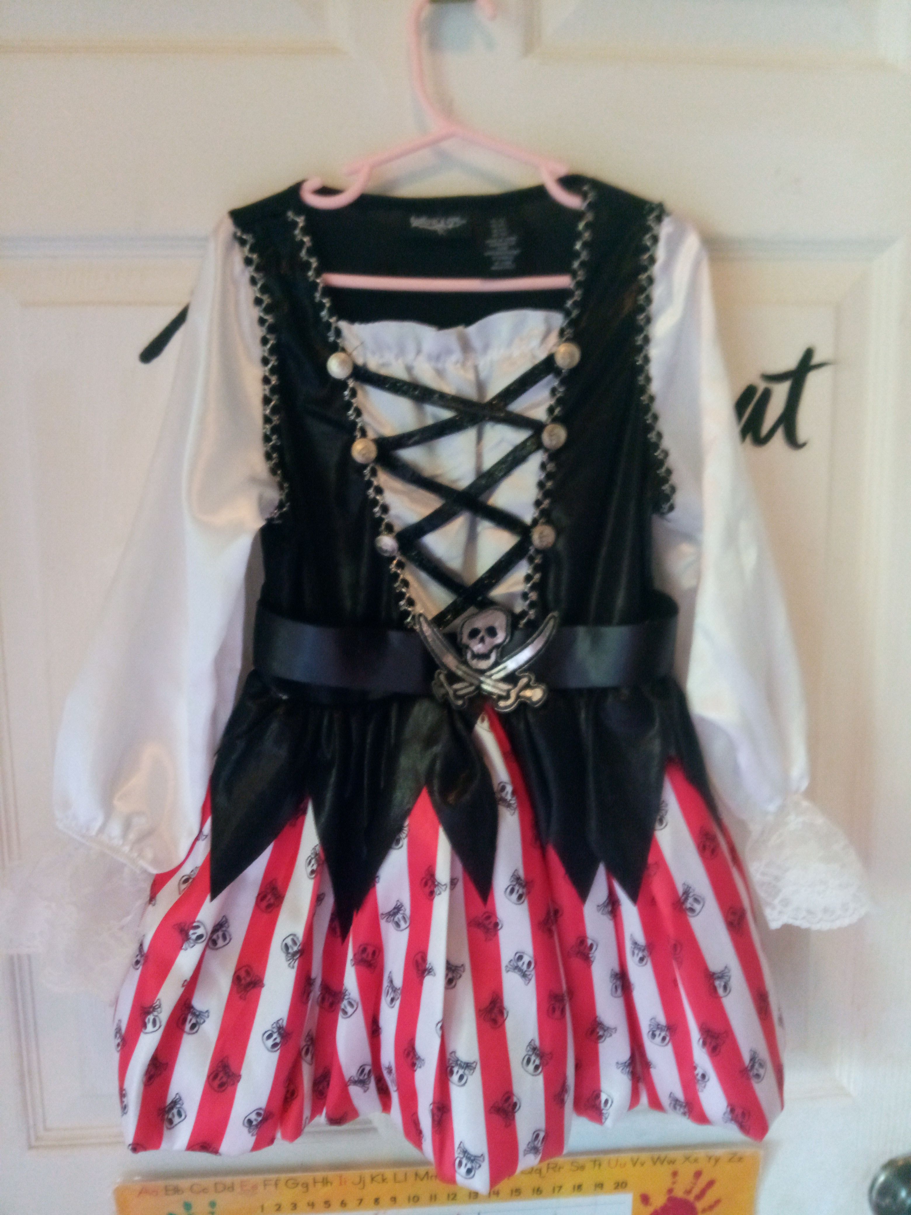 Halloween Pirate costume adorable size 6X new