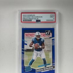 Anthony Richardson PSA 9 Rated Rookie