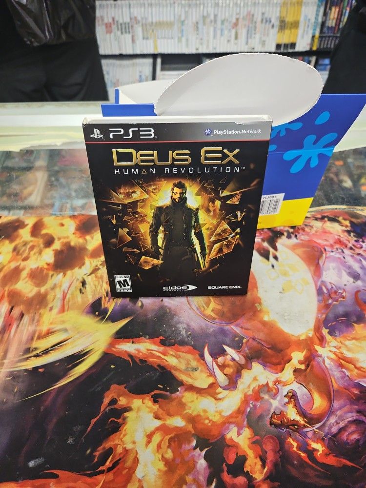 Deus Ex: Human Revolution PS3 (Sony PlayStation 3, 2011) TESTED - Complete