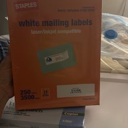 Avery White Mailing Labels 
