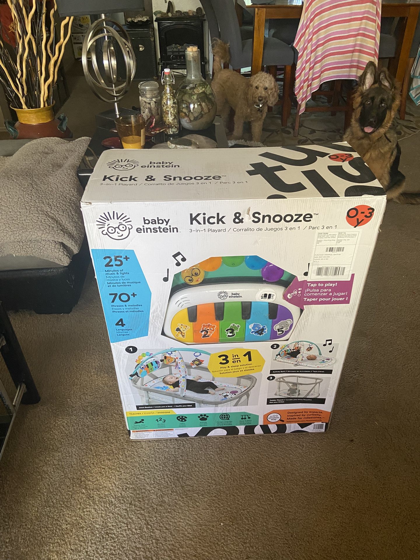 BRAND NEW Baby Einstein Kick & Snooze 3-in-1 Playard