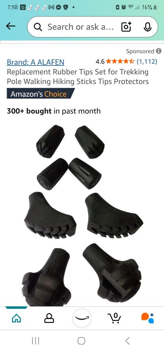 Replacement Hiking Stick Covers