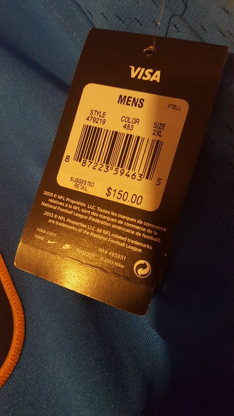 Chargers original Nike size xxl