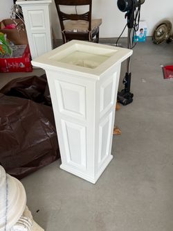 2 planters 32” high