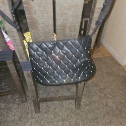 Black Diaper Holder With Diamond Rhinestones
