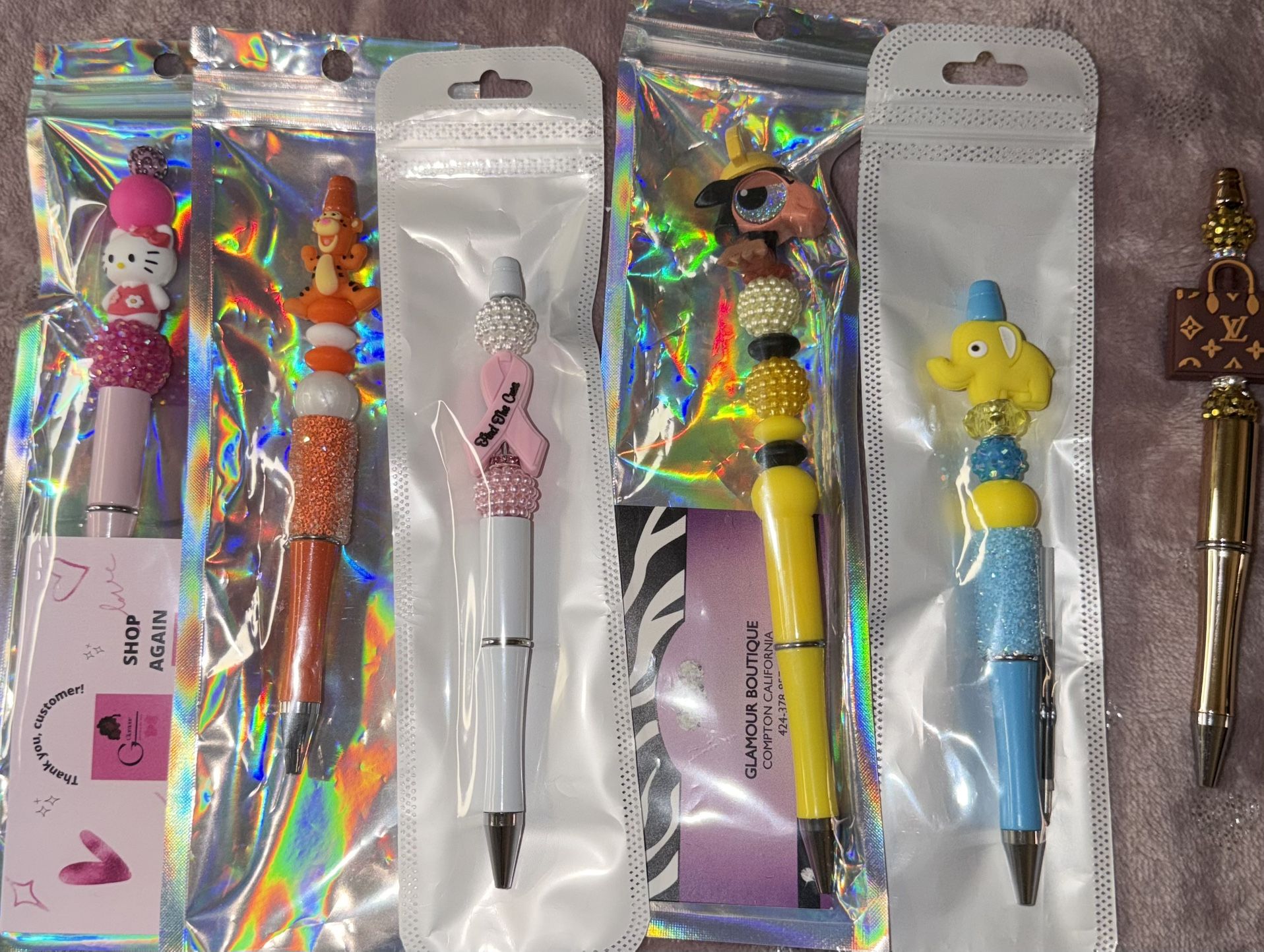Bead Pens 3.00 Each 