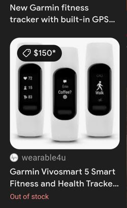 Garmin Vivo Smart 5 Fitness And Health Tracker