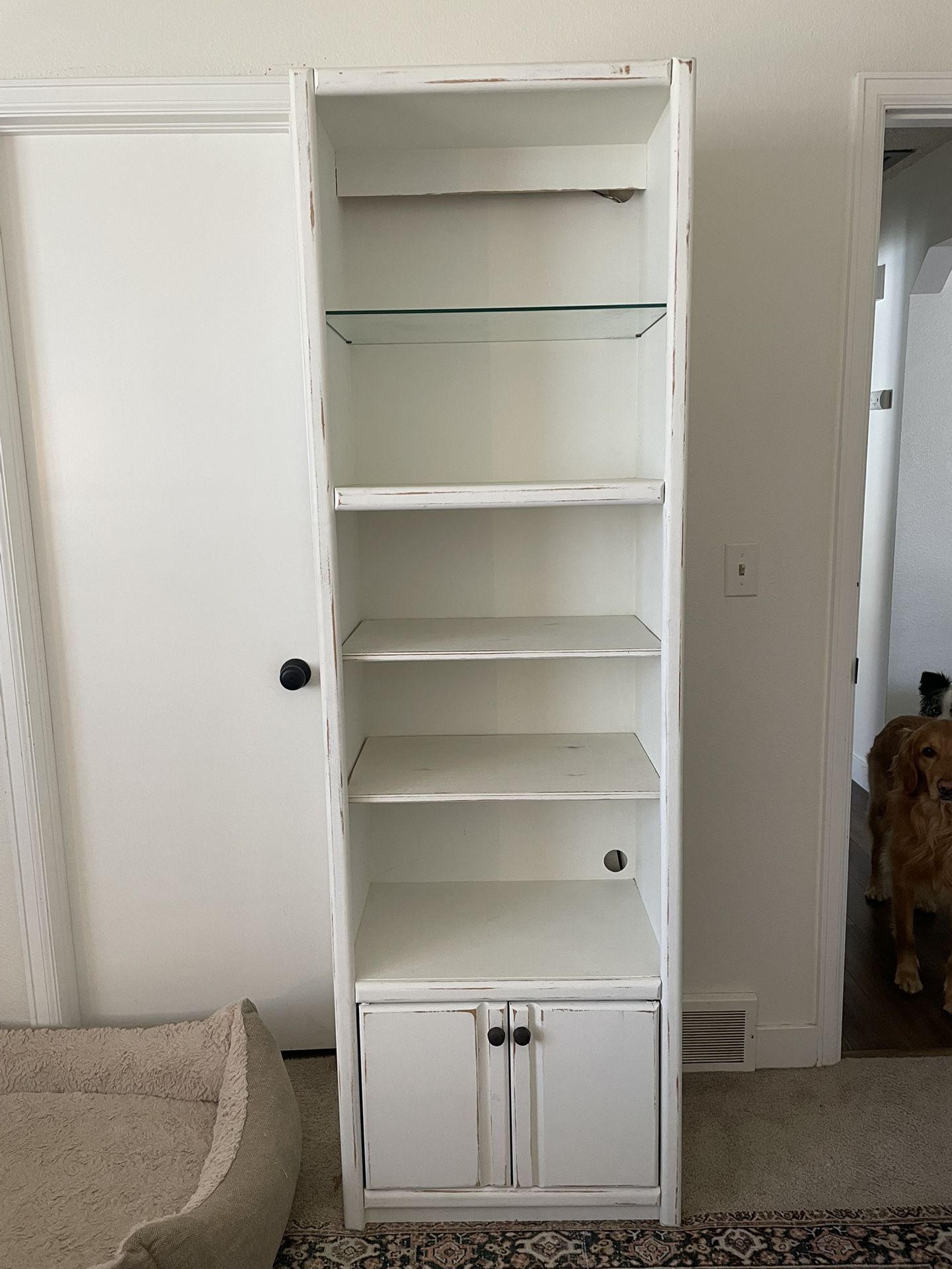Farmhouse Style Cabinet/Shelf Unit