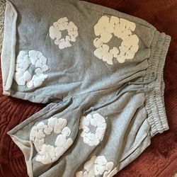 Denim Tear Shorts Grey!!!