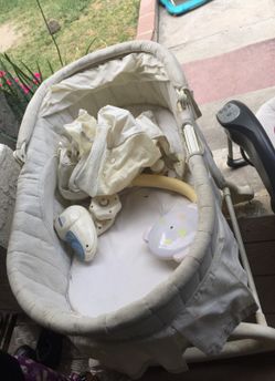 Baby crib and baby swing