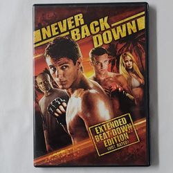 Never Back Down (DVD, 2008) Extended Beat Down Edition 