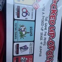 F*cked Up-Opoly BOARD GAME : NEW (Adults Only 18+)