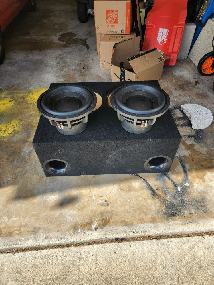12 Inch Subwoofers and Box For Sale