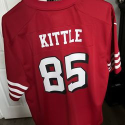 selling these george kittle jersey for 120!! or text me we can make some offers🫡