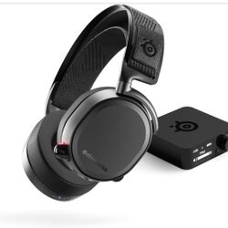 SteelSeries Arctis Pro Wireless Gaming Headset - High Fidelity 2.4 GHz Wireless - Mixable Bluetooth - Non-Stop Dual Battery - OLED Base Station - AI N