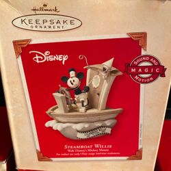Hallmark Ornament Steamboat Willie