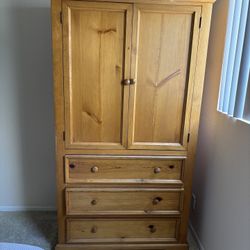Armoire - Pine Wood - 39W x 73H