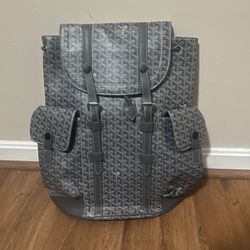 Grey Goyard Backpack