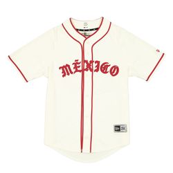 New Era x Born X Raised Mexico Diablos Rojos Baseball Jersey LG