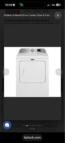 Maytag 7.0 cu. ft. Electric Dryer with Moisture Sensing in White