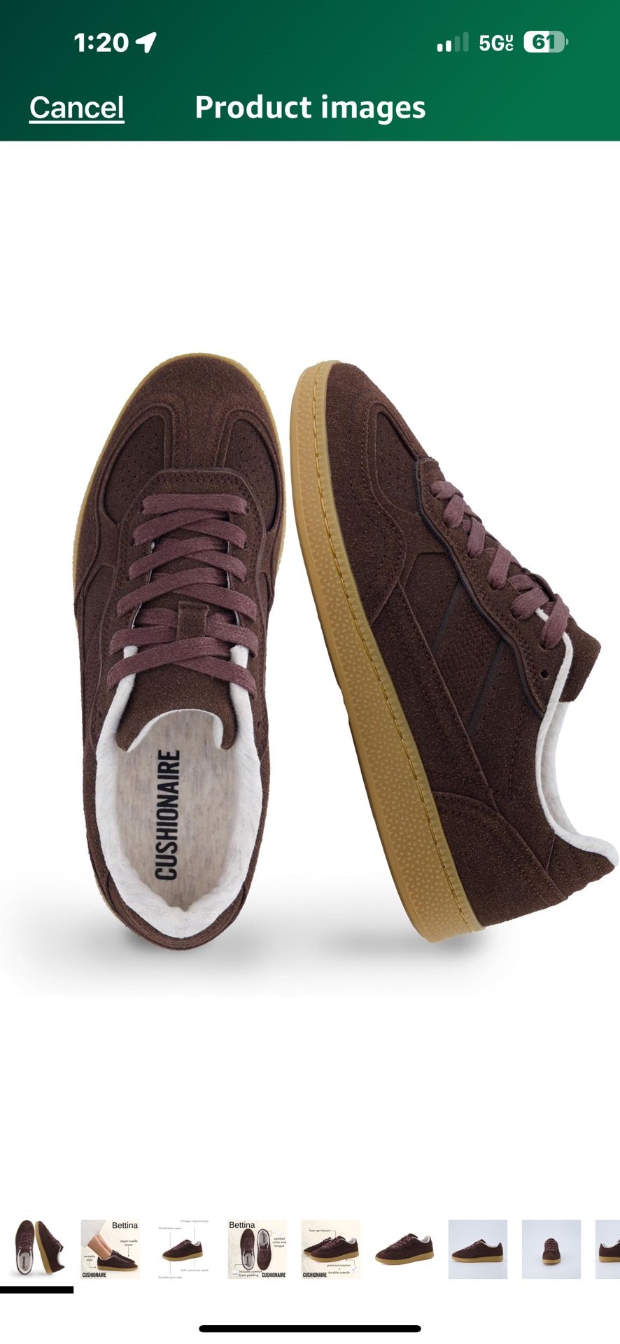 New Women’s Size 9 CUSHIONAIRE Bettina Women's Retro Sneaker with Cushioned Insole and Durable Gum Sole