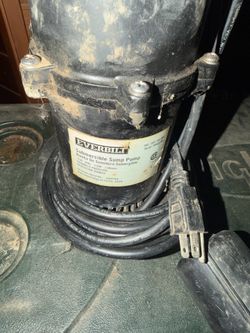 4 Everbilt Submersible Sump Pumps – 1/3 HP – Working Condition