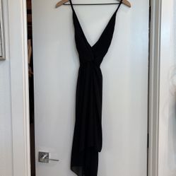 Black High low Dress
