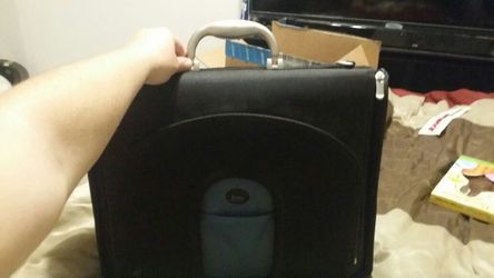 Lap top brief case with inner sleeve