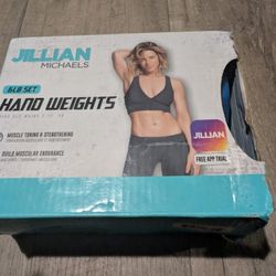 Jillian Michaels Hand weights. 6 lb set.
